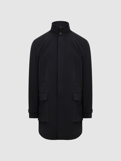 Funnel neck jackets top