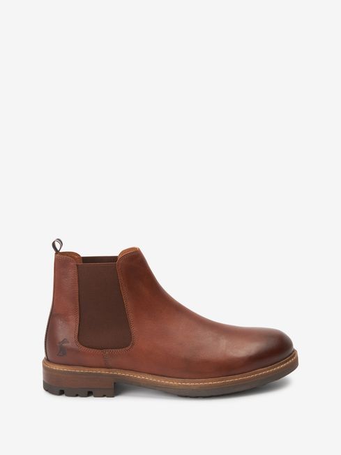 Joules Tan Brown Chelsea Boots