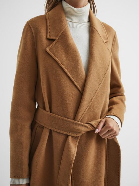 Reiss Honor 100 Cashmere Wool Blindseam Long Coat REISS Rest of