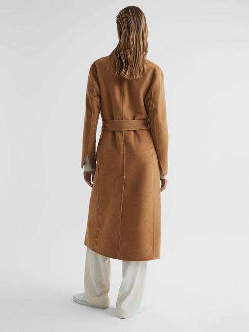 Reiss Honor 100% Cashmere Wool Blindseam Long Coat | REISS USA