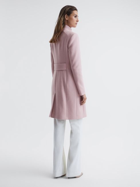 Reiss Mia Wool Blend Mid Length Coat REISS Rest of Europe