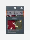 Joules Crown Joules On All Fours Cotton Boxer Briefs (2 Pack)