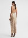 Significant Other Sequin V-Neck Maxi Dress