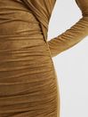 Significant Other Ruched Mini Dress