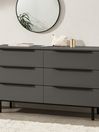 .COM Graphite Grey Damien Wide Chest of Drawers