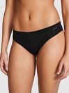 Victoria's Secret PINK Pure Black Cheeky Cotton Knickers