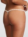 Victoria's Secret PINK Coconut White G String Lace Knickers