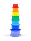 JoJo Maman Bébé Silicone Rainbow Stacking Cups