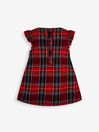 JoJo Maman Bébé Red Girls' Tartan Baby Dress & Body Set
