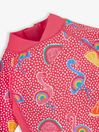 JoJo Maman Bébé Pink UPF 50 1-Piece Sun Protection Suit