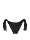 Victoria's Secret Nero Black Cheeky Archive Macrame Swim Bikini Bottom