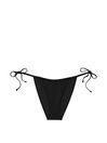 Victoria's Secret Nero Black Tie Side Archive Swim Bikini Bottom