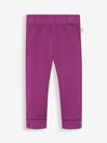 JoJo Maman Bébé Plum Purple & Fuchsia Pink 2-Pack Rib Leggings
