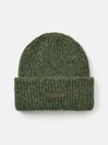 Joules Eloise Green Oversized Knitted Beanie Hat