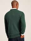 Joules Jarvis Green Cotton Crew Neck Jumper