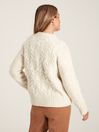 Joules Pippa Cream Cable Knit Jumper