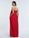 Atelier Italian Fabric Strapless Maxi Dress