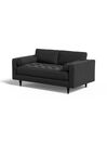 .COM Matt Velvet Charcoal Grey Scott 2 Seater Sofa