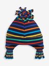 JoJo Maman Bébé Multi Stripe Stripe Polarfleece Pixie Hat