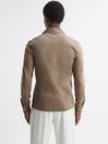 Reiss Fawn Spence Mercerised Cotton Long Sleeve Shirt