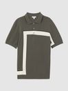Reiss Sage Bello Striped Polo T-Shirt