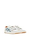 Joules Womens Trudy Leather Velcro Strap Cupsole White Trainers