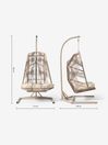 .COM Oatmeal Mix Copa Garden Hanging Chair