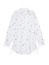 Victoria's Secret PINK Optic White Floral Cover Up Shirt