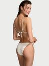 Victoria's Secret Coconut White Brazilian Swim Chain Bikini Bottom