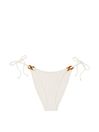 Victoria's Secret Coconut White Brazilian Swim Chain Bikini Bottom