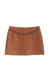 Victoria's Secret Caramel Brown Swim Chain Mini Skirt