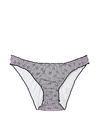 Victoria's Secret PINK Midnight Meadow Grey Frankies Bikinis Hudson Bikini Bottom