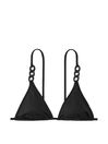 Victoria's Secret Nero Black Triangle Swim Chain Bikini Top