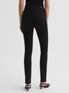 Reiss Black Shadow Margot Paige Skinny High Rise Jeans