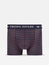 Joules Crown Joules Purple Stripe Cotton Boxer Briefs (2 Pack)