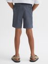 Reiss Airforce Blue Wicket Junior Casual Chino Shorts
