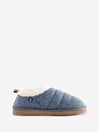 Joules Women's Lazydays Navy Faux Fur Lined Slippers