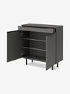 .COM Graphite Grey Damien Shoe Storage