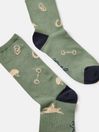 Joules Excellent Everyday Green Equestrian Ankle Socks