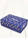 JoJo Maman Bébé Blue Medium Fox Gift Box