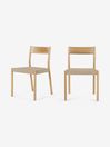 .COM Natural Set of 2 Rhye Dining Chair
