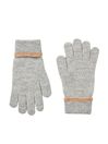 Joules Eloise Grey Knitted Gloves
