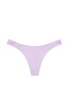 Victoria's Secret PINK Pastel Lilac Purple Thong Super Soft Logo Knickers