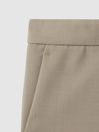Reiss Stone Fine Senior Wool Side Adjusters Trousers