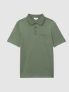 Reiss Fern Green Austin Short Sleeve Polo T-Shirt