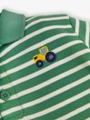JoJo Maman Bébé Khaki Stripe Tractor Polo Shirt