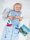 JoJo Maman Bébé Blue Nautical Appliqué 1.5 Tog Toddler Sleeping Bag