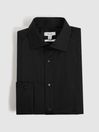 Reiss Black Marcel - Double Cuff Slim Fit Double Cuff Dinner Shirt