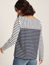 Joules Harbour Navy Hotchpotch Long Sleeve Breton Top