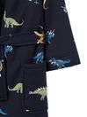 Joules Starlight Navy Blue Fleece Lined Dressing Gown